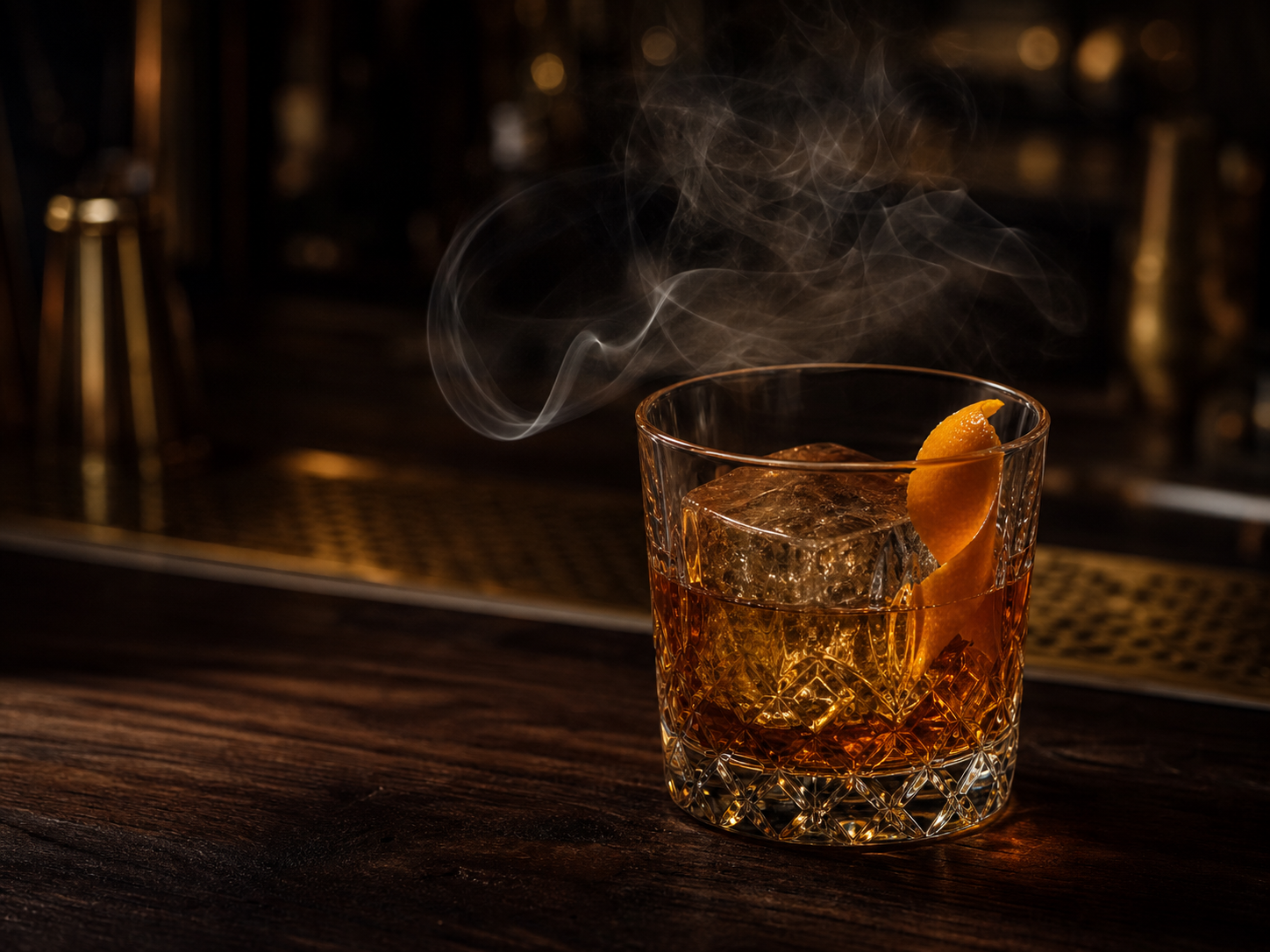 Coctel Bossa Smoked Old Fashioned en Bossa Grill