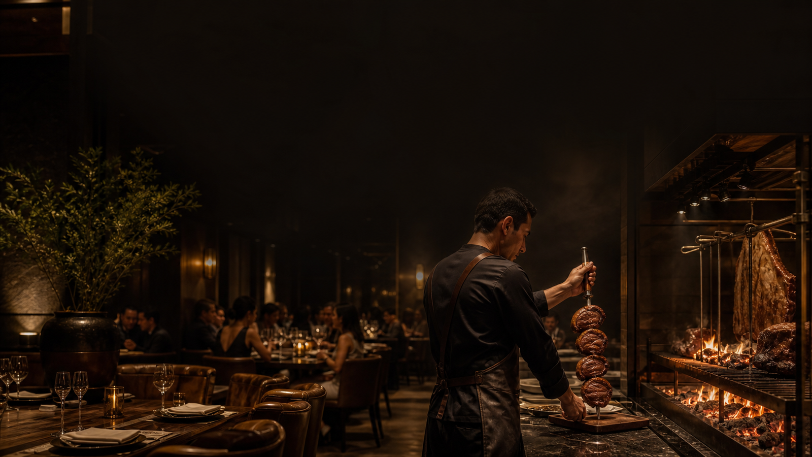 Ambiente y Rodizio en Bossa Grill