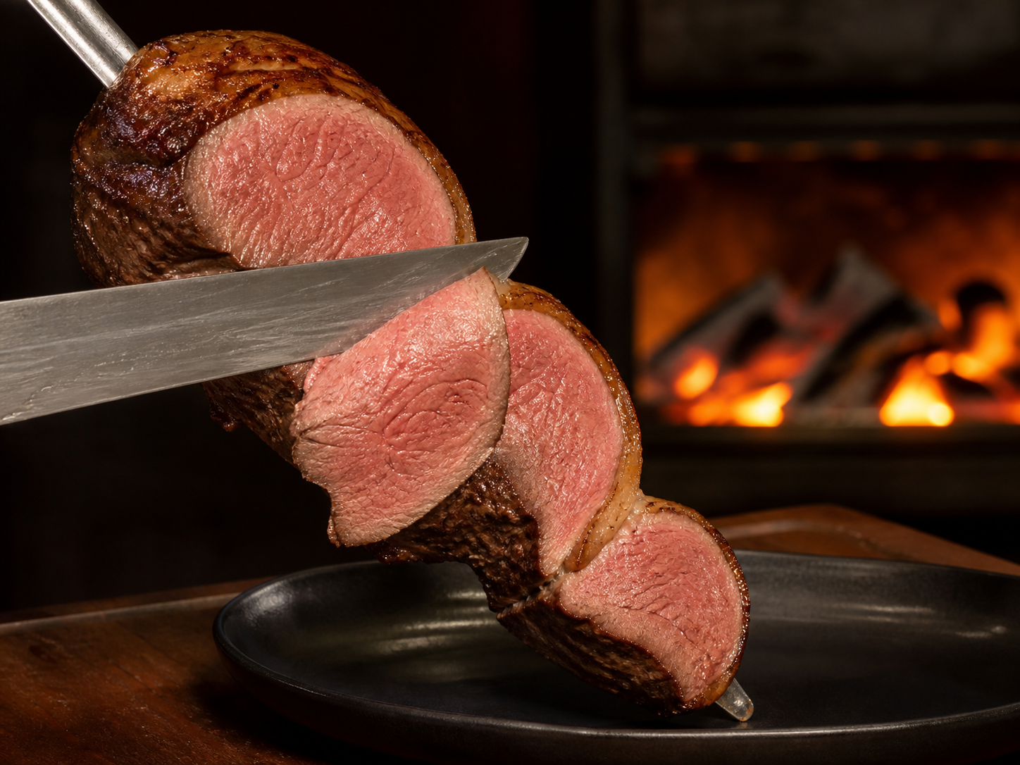 Corte de carne Alcatra (Top Sirloin) en Bossa Grill
