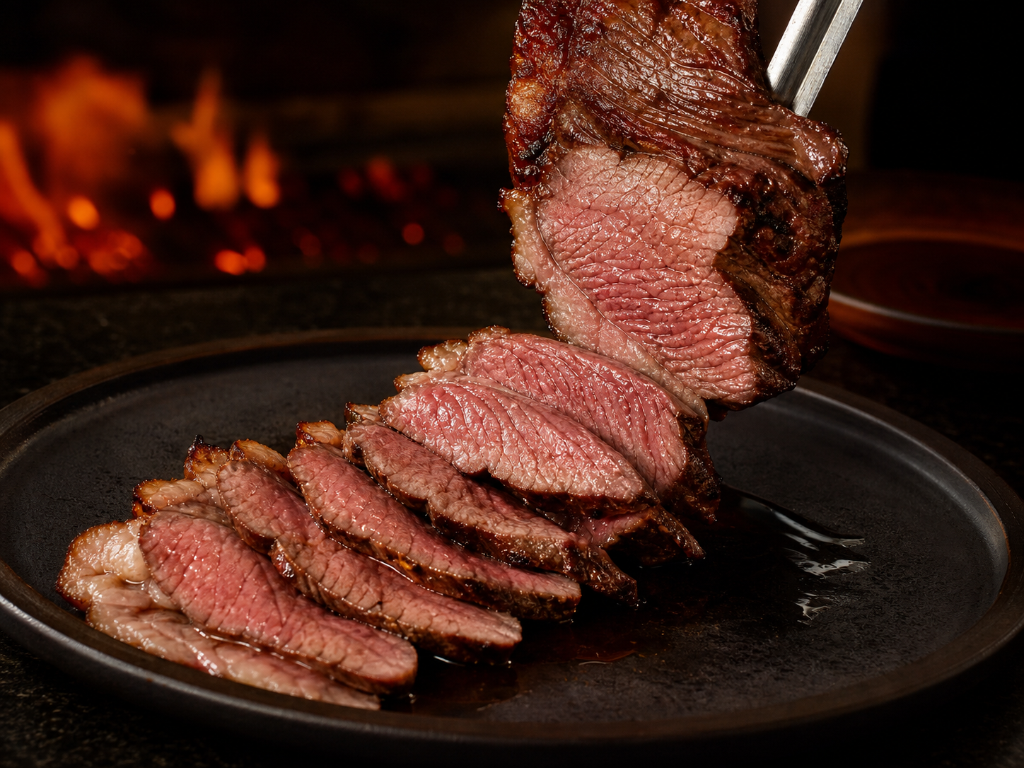 Corte de carne Fraldinha (Vacío) en Bossa Grill