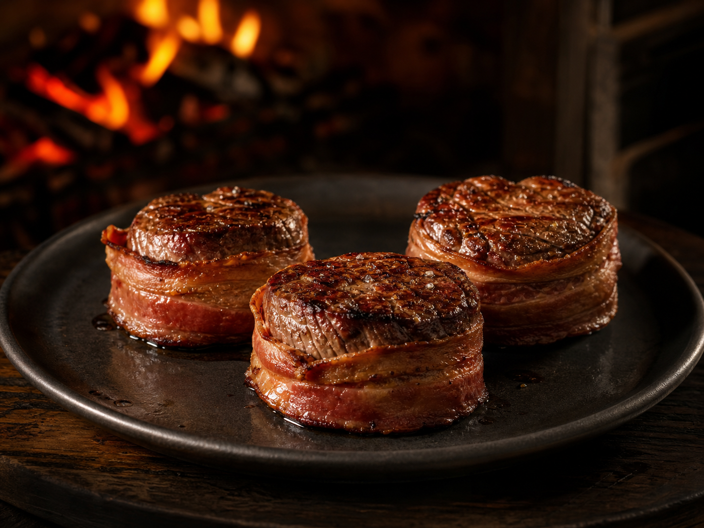 Corte de carne Medallones de Solomillo con Tocino en Bossa Grill