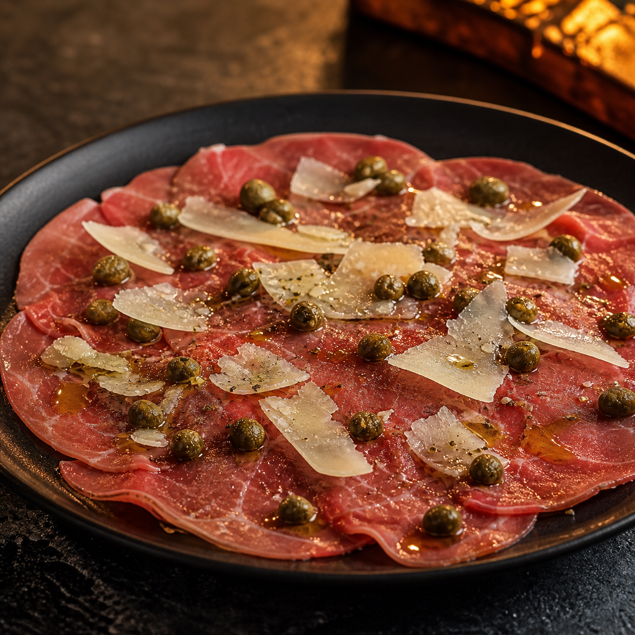 Carpaccio de Solomillo Marinado