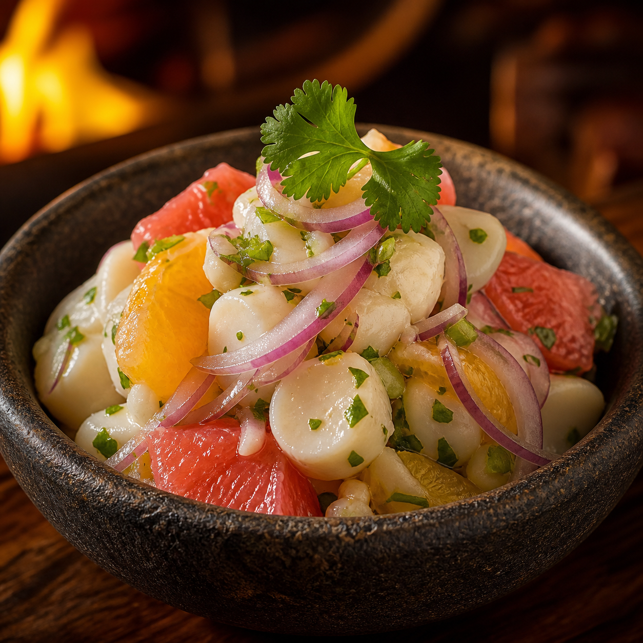 Ceviche Fresco de Palmito & Mango