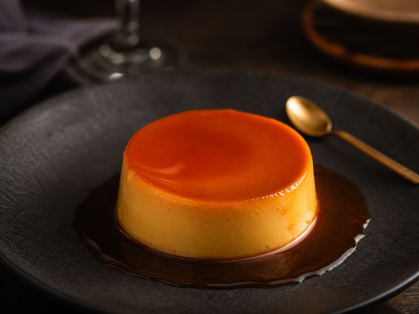 Postre Pudim de Leite Condensado en Bossa Grill